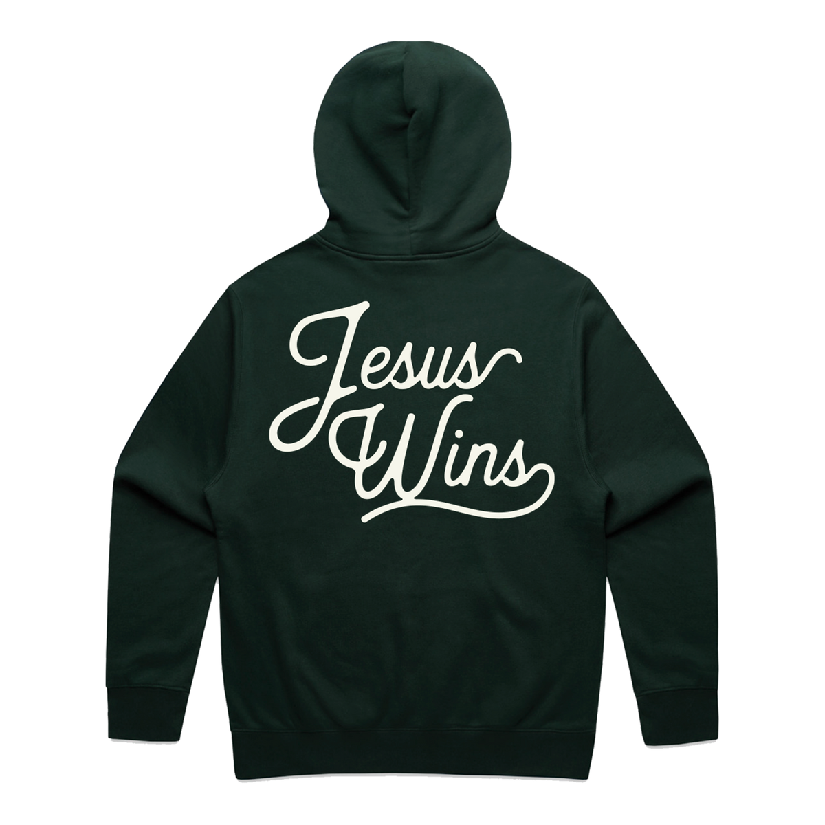Jesus Wins Oversized Hoodie - Pine – Blaze Media Shop