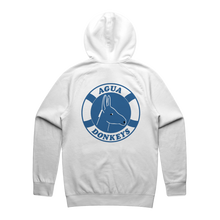 Load image into Gallery viewer, Agua Donkeys Hoodie - White