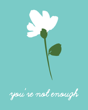 Load image into Gallery viewer, You're Not Enough But Jesus Is T-Shirt - Seafoam