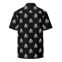 Load image into Gallery viewer, STF Skull & Bones Hawaiian Shirt - Black