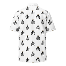 Load image into Gallery viewer, STF Skull & Bones Hawaiian Shirt - White