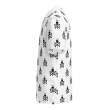 Load image into Gallery viewer, STF Skull & Bones Hawaiian Shirt - White