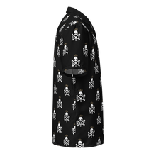 Load image into Gallery viewer, STF Skull & Bones Hawaiian Shirt - Black