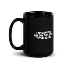 Load image into Gallery viewer, I'm Voting Mug - Black