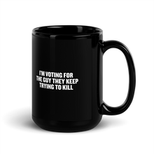 Load image into Gallery viewer, I'm Voting Mug - Black