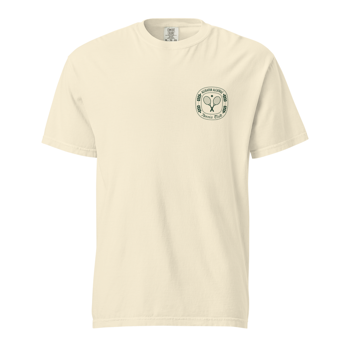 Alligator Alcatraz Tennis Club T-Shirt - Cream – Blaze Media Shop