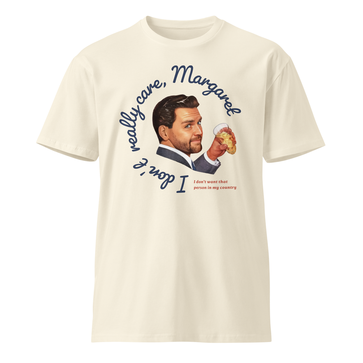 【新品未使用品】credona PARMANENT TEE I Don't Really Care Margaret T-Shirt - Cream – Blaze Media Shop