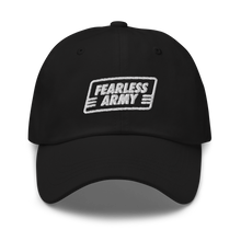 Load image into Gallery viewer, Fearless Army Logo Dad Hat