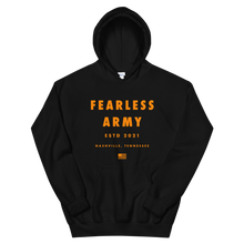 Load image into Gallery viewer, Fearless Army Stacked Hoodie