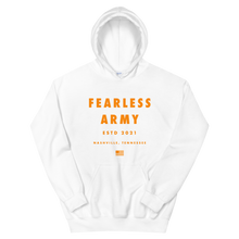 Load image into Gallery viewer, Fearless Army Stacked Hoodie