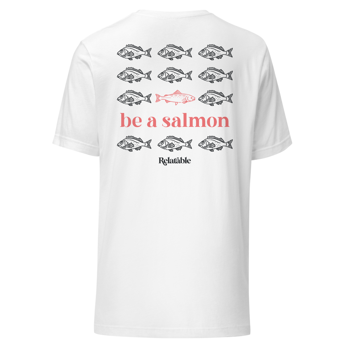 Bradley Salmon T-Shirt, Black