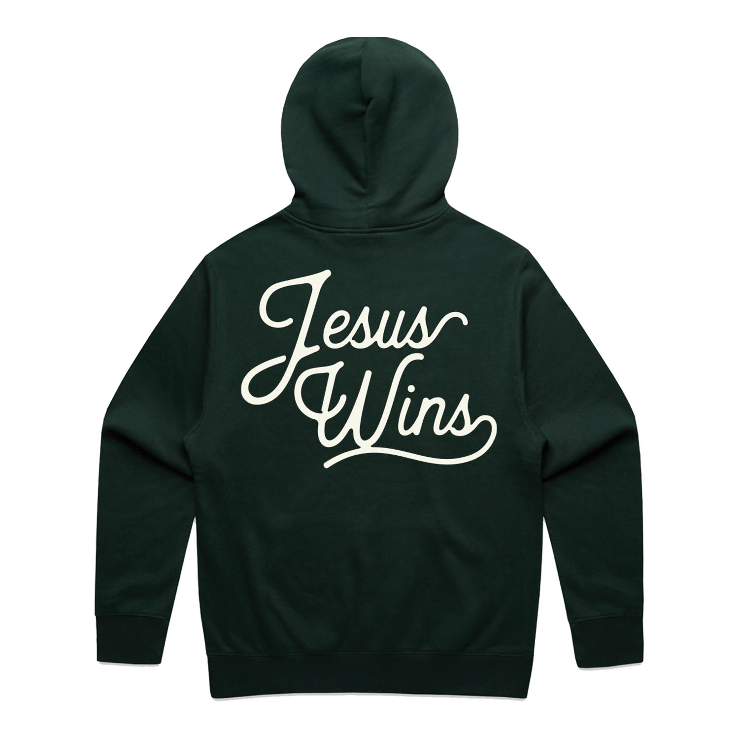 Jesus Wins Oversized Hoodie - Pine – Blaze Media Shop