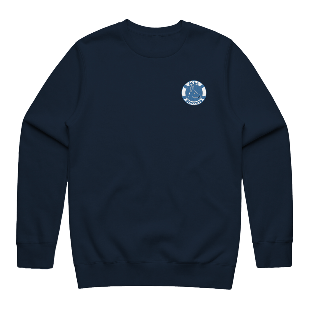 Agua Donkeys Sweatshirt - Navy