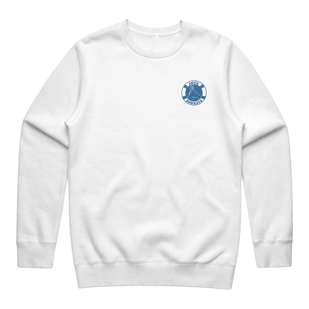 Agua Donkeys Sweatshirt - White