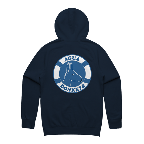 Agua Donkeys Hoodie - Navy