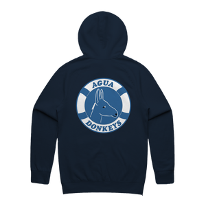 Agua Donkeys Hoodie - Navy