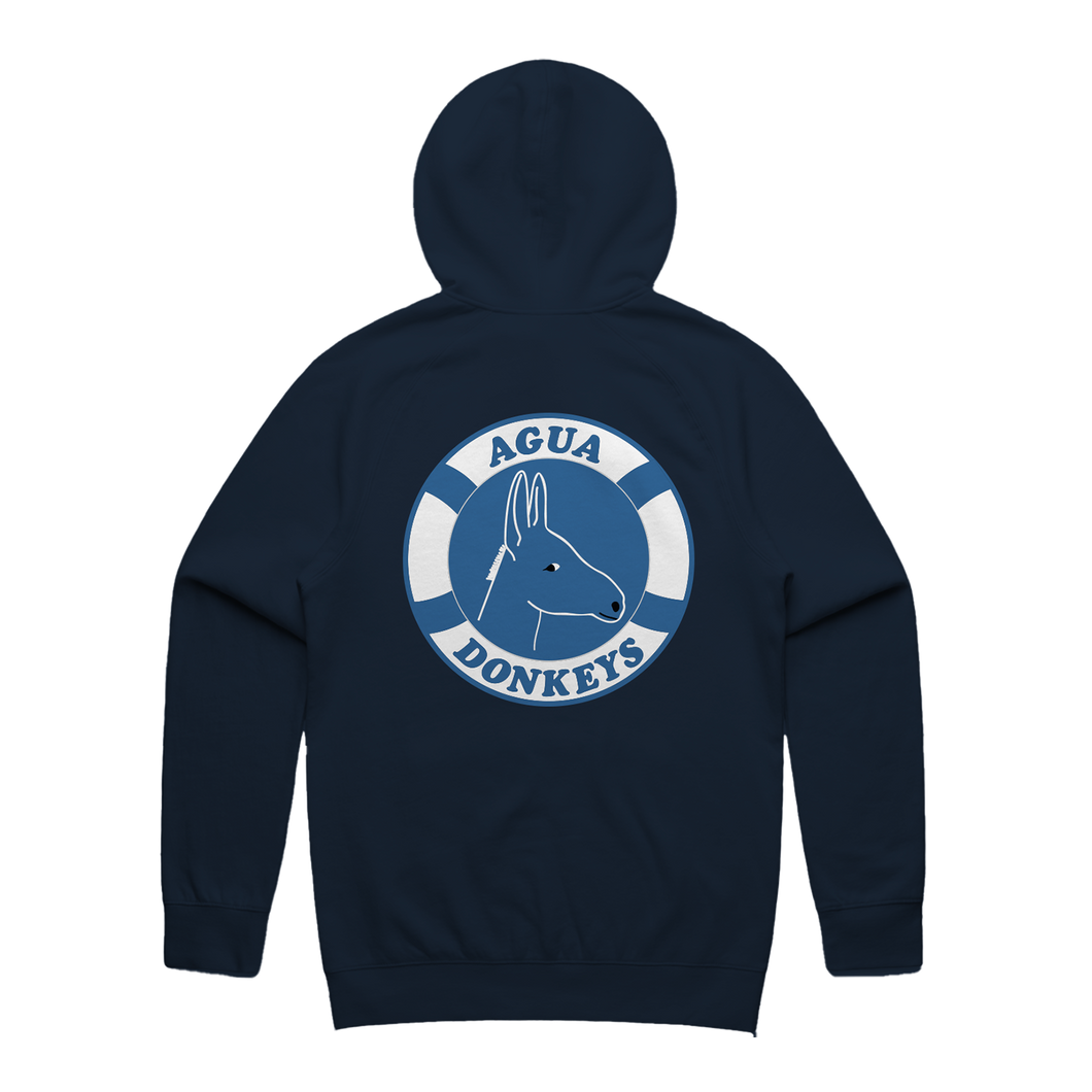 Agua Donkeys Hoodie - Navy