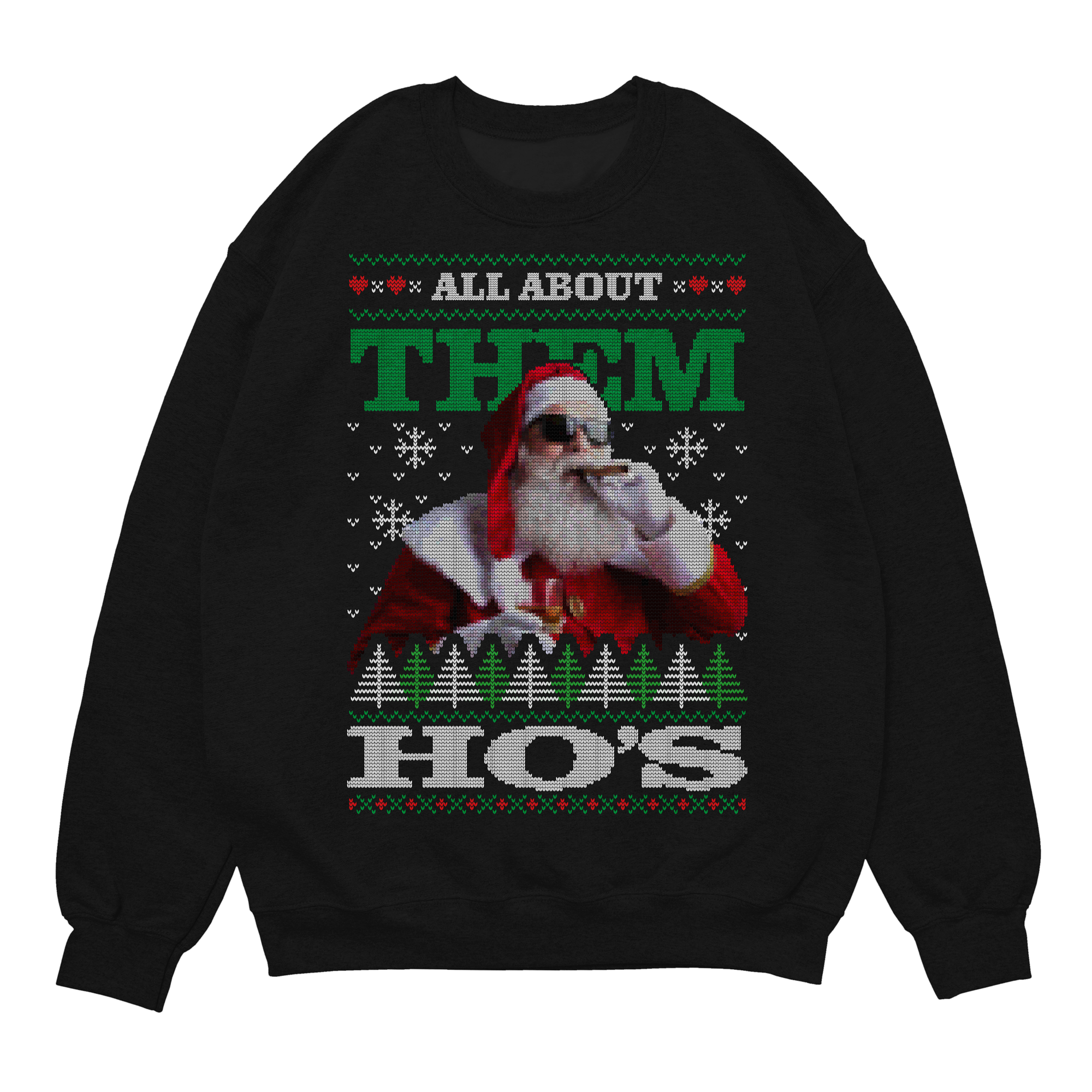 All About Them Ho s Ugly Christmas Sweater Blaze Media Shop