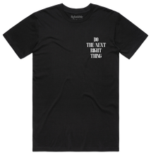 Load image into Gallery viewer, Next Right Thing T-Shirt - Black