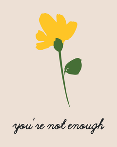 You're Not Enough But Jesus Is T-Shirt - Ivory