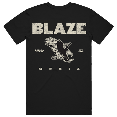 Blaze Heritage Eagle Champ T-Shirt - Black