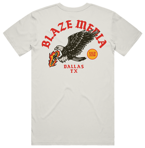 Blaze Heritage Eagle Spark Plug T-Shirt - Cream