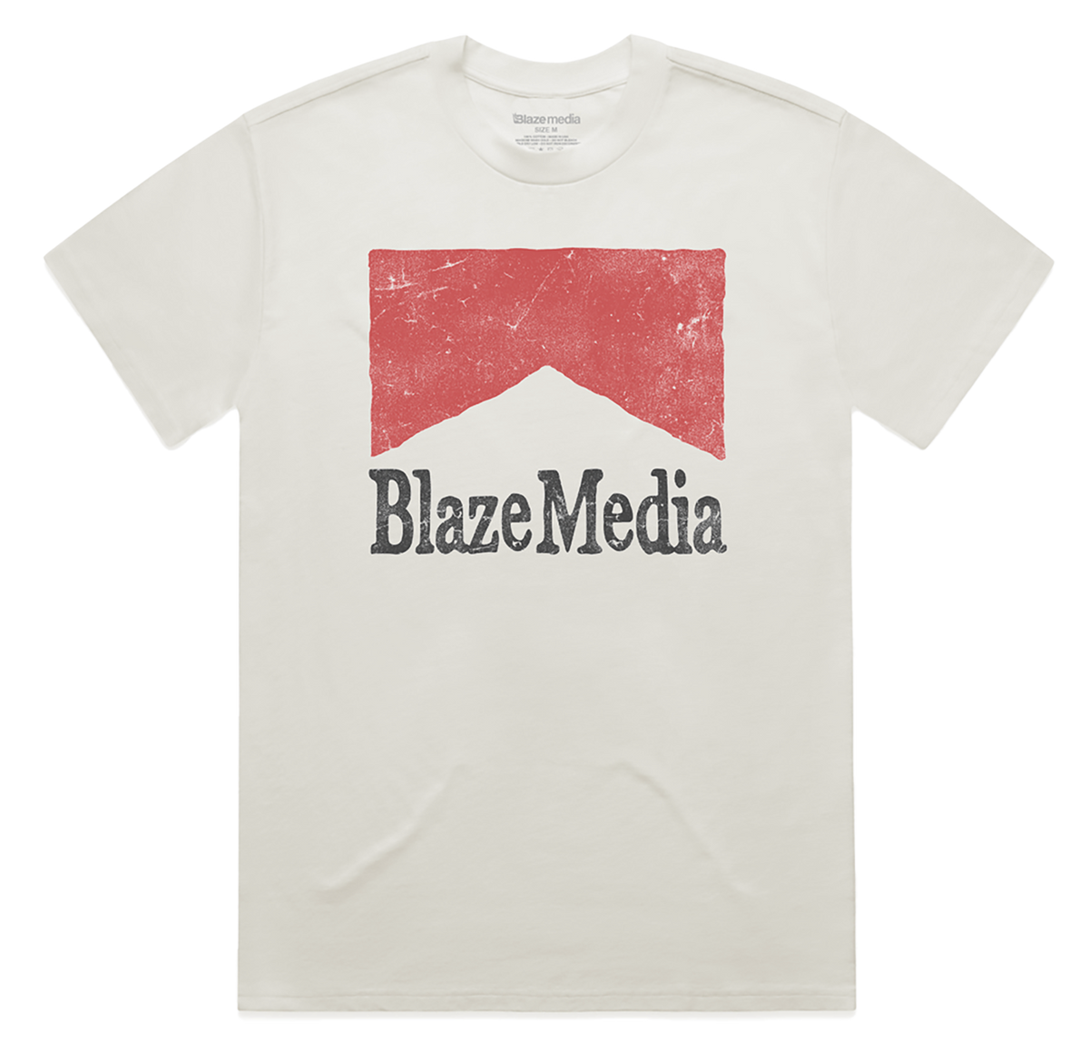 Blaze Heritage Cowboy TShirt Cream Blaze Media Shop
