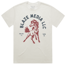 Load image into Gallery viewer, Blaze Heritage Mustang T-Shirt - Cream