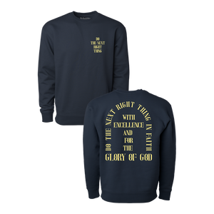 Do The Next Right Thing Crewneck - Navy