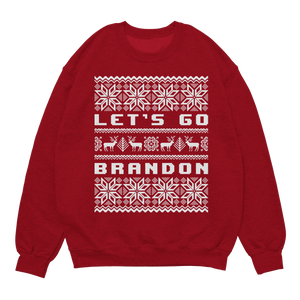 Let's Go Brandon Ugly Christmas Sweatshirt