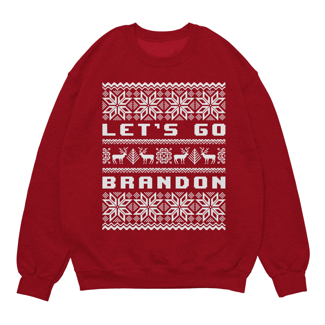 Let's Go Brandon Ugly Christmas Sweatshirt