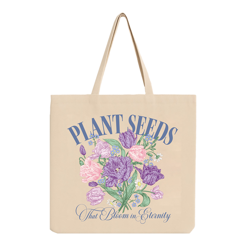 Relatable X CJLA - Plant Seeds - Extra Large Canvas Tote
