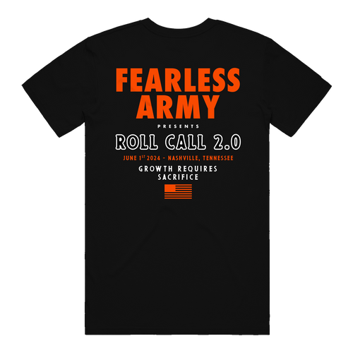 ROLL CALL 2.0 X FEARLESS T-SHIRT