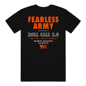 ROLL CALL 2.0 X FEARLESS T-SHIRT