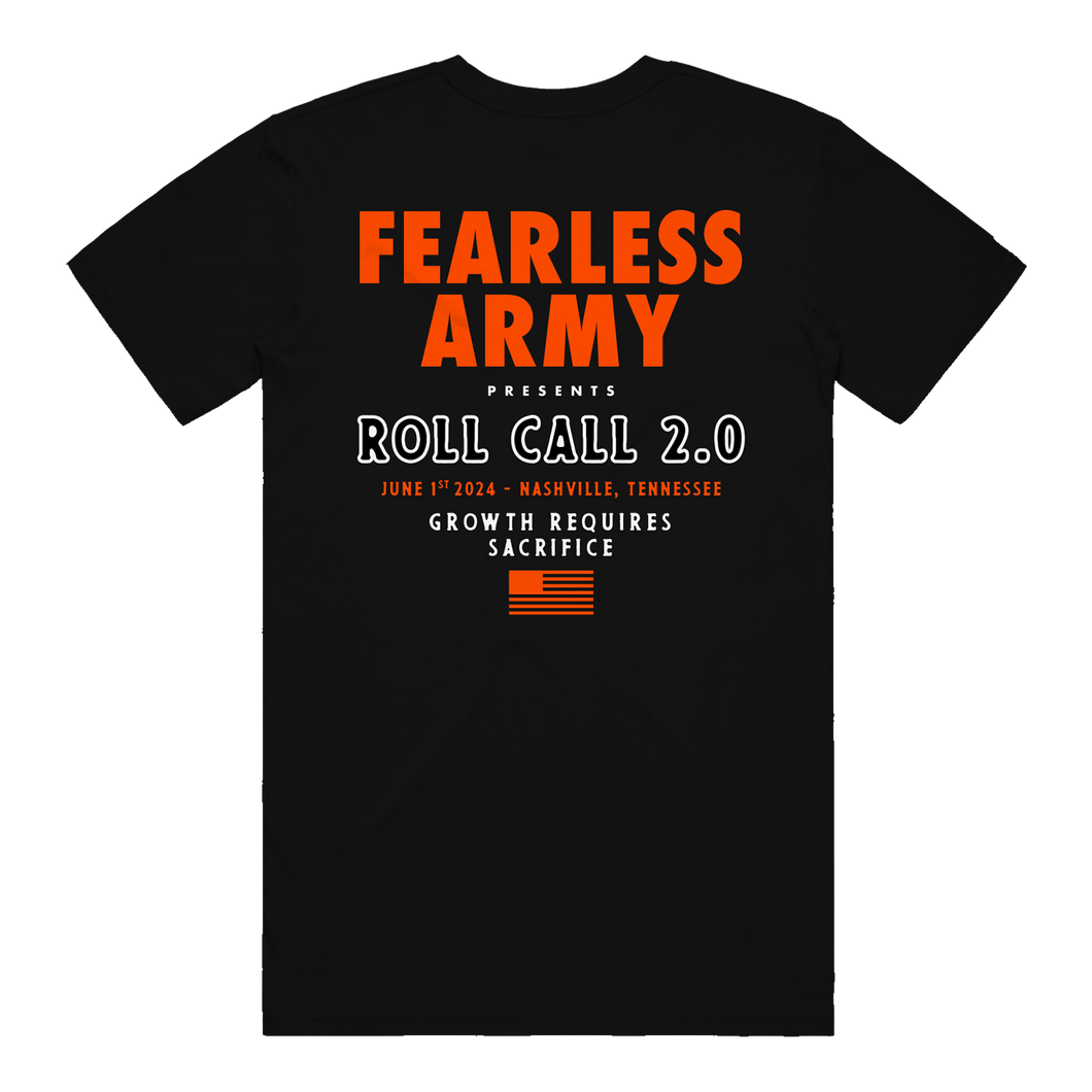 ROLL CALL 2.0 X FEARLESS T-SHIRT