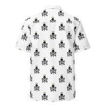 Load image into Gallery viewer, STF Skull &amp; Bones Hawaiian Shirt - White