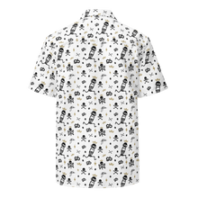 Load image into Gallery viewer, STF Logo Print Hawaiian Shirt - White