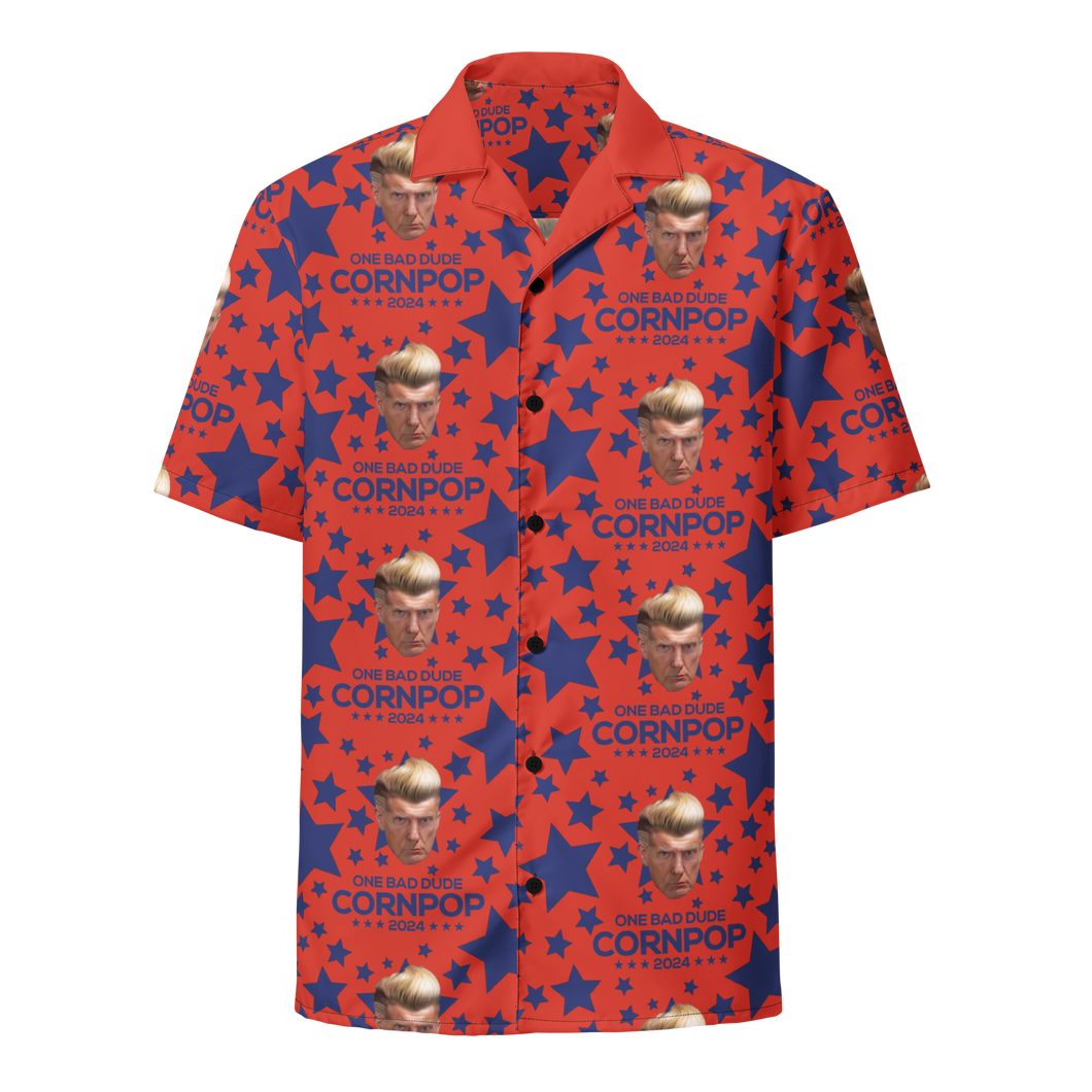 Cornpop by Sabo Hawaiian Shirt - Red