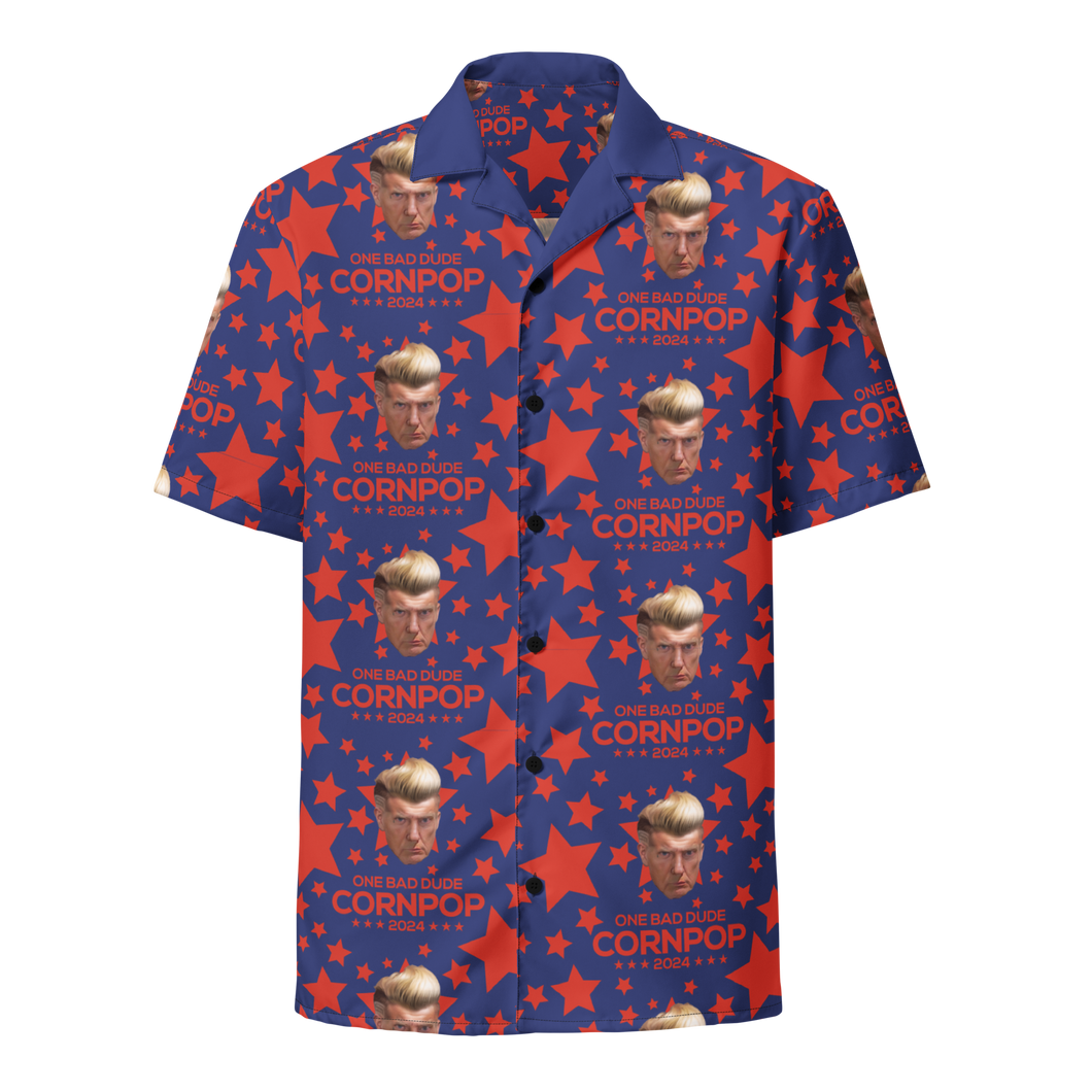 Cornpop by Sabo Hawaiian Shirt - Blue