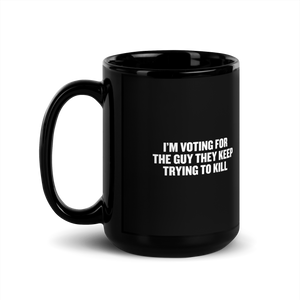 I'm Voting Mug - Black