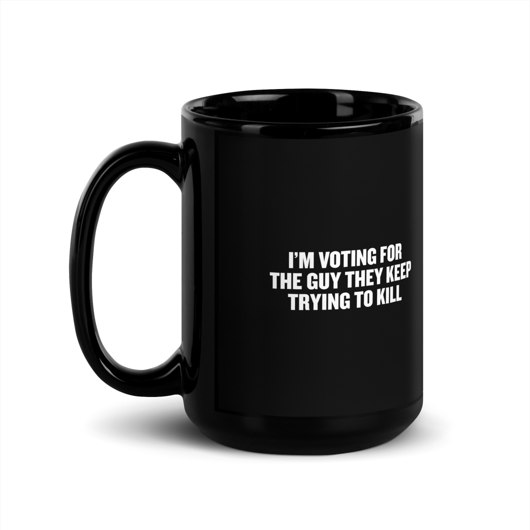 I'm Voting Mug - Black