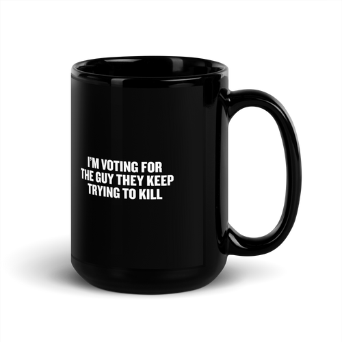 I'm Voting Mug - Black