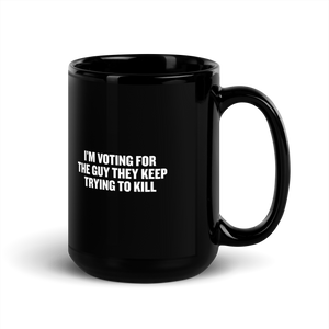 I'm Voting Mug - Black