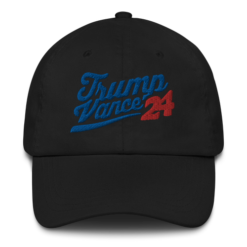 Trump Vance Varsity Dad Hat - Black