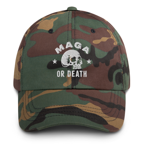 MAGA or Death Dad Hat Camo