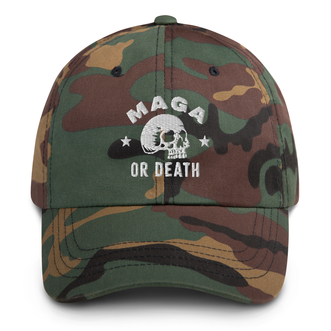 MAGA or Death Dad Hat Camo