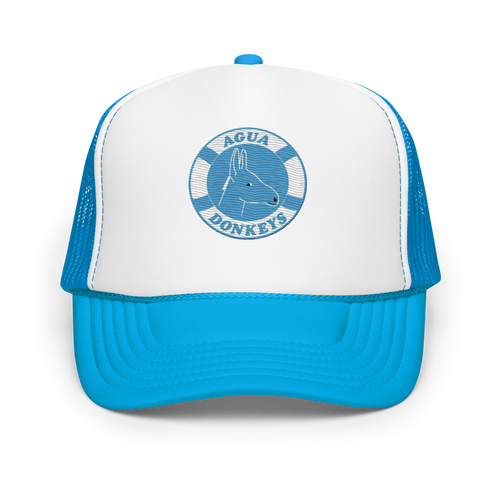 Agua Donkeys Trucker Hat - Blue