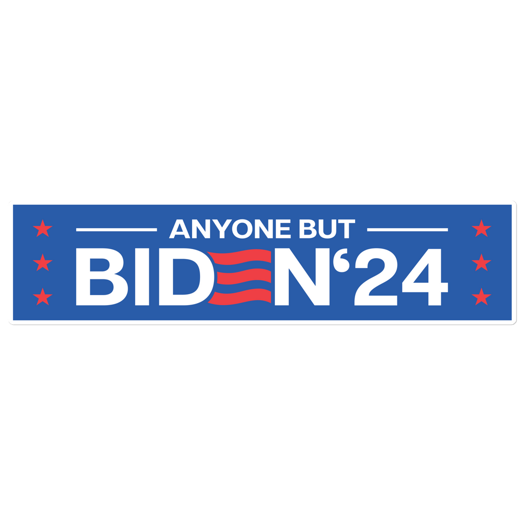Anyone But Biden Bumper Sticker