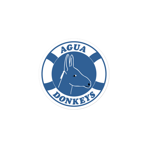 Agua Donkeys Sticker