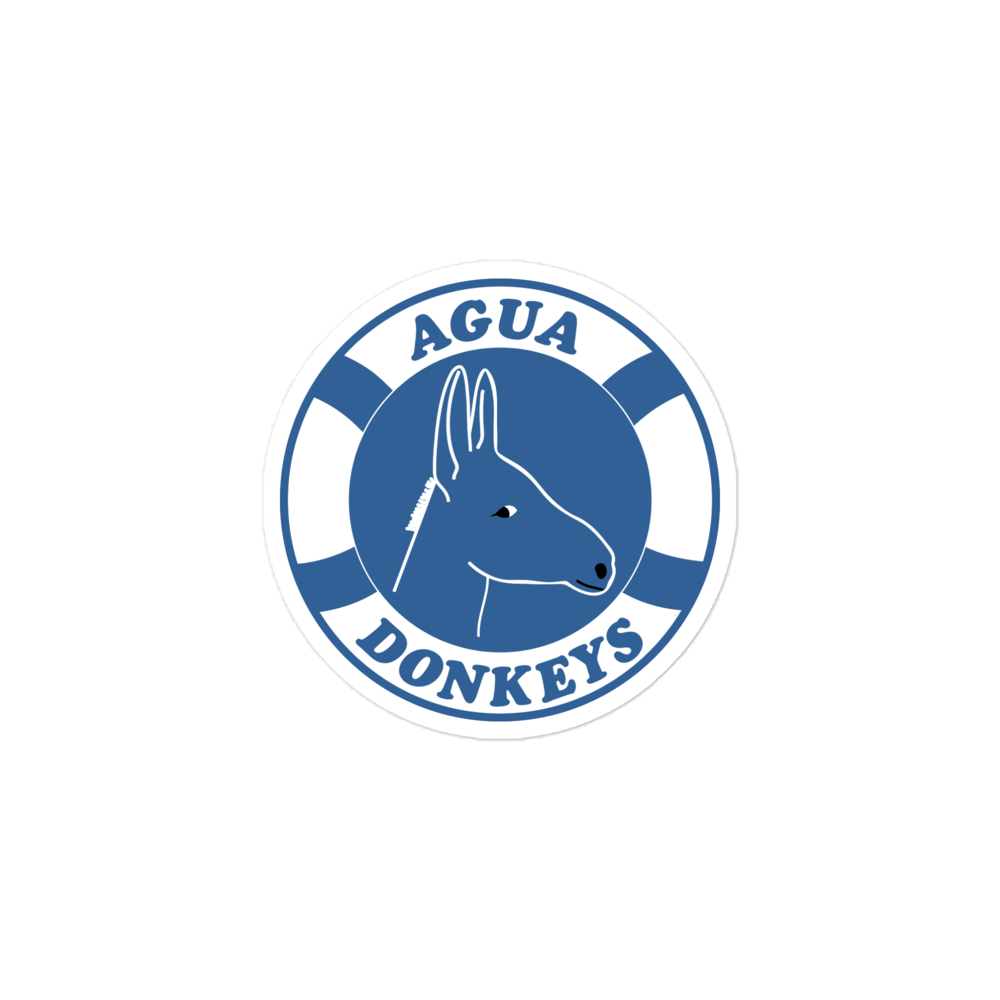 Agua Donkeys Sticker